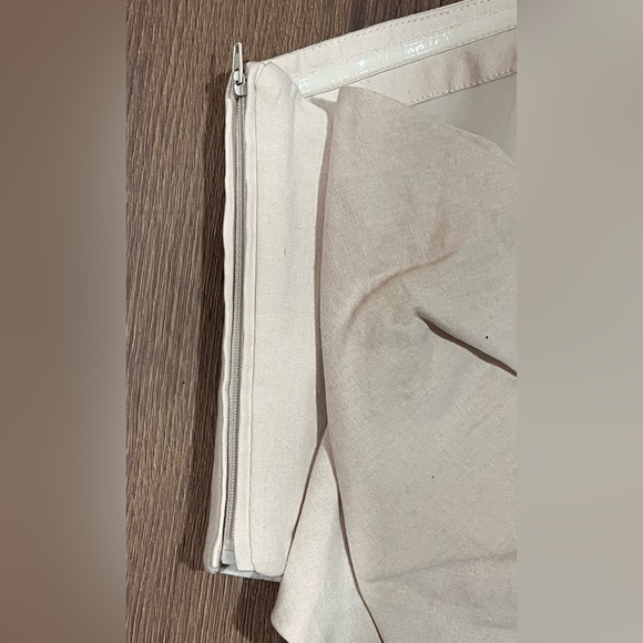 Hutch for Anthropologie strapless top Big Bow in back Womens size 12 Linen blend - Picture 5 of 9